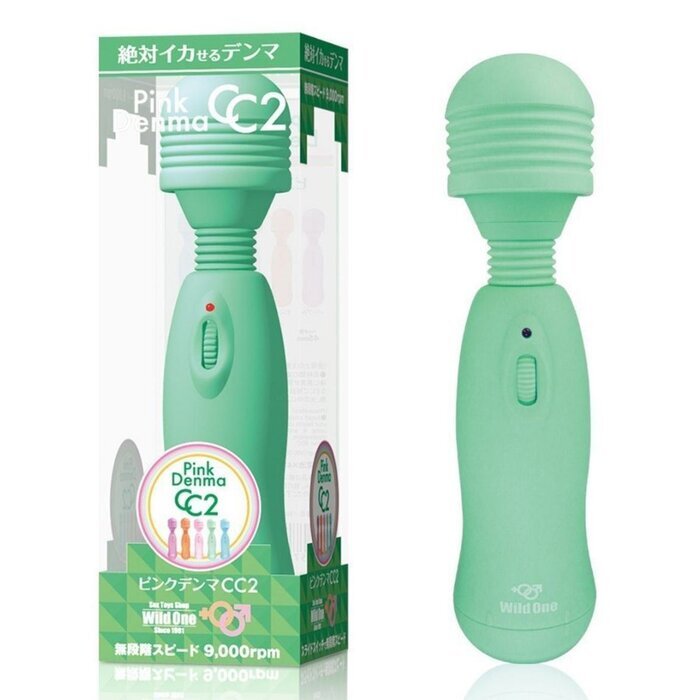 WILD ONE Pink Denma CC2 Vibrator - # Green 1 pc