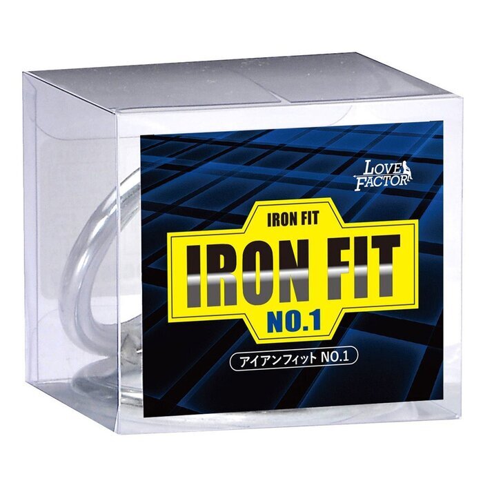 LOVE FACTOR Iron Fit No.1 Heavy Duty Steel Double Cock Ring 1 pc