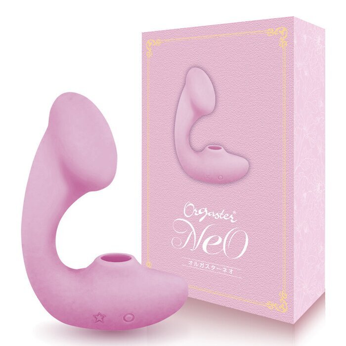 LOVE MERCI Orgaster Neo G-Spot Double Head Massager - # Pink 1pc