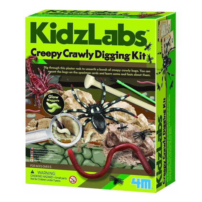 4M KidzLabs/Creepy Crawly Digging Kit 37x18x22.5mm