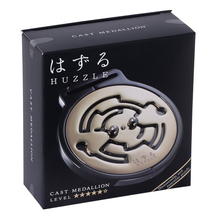 Broadway Toys Hanayama | Medallion Hanayama Metal Brainteaser Puzzle Mensa Rated Level 6 75*119*45 mm