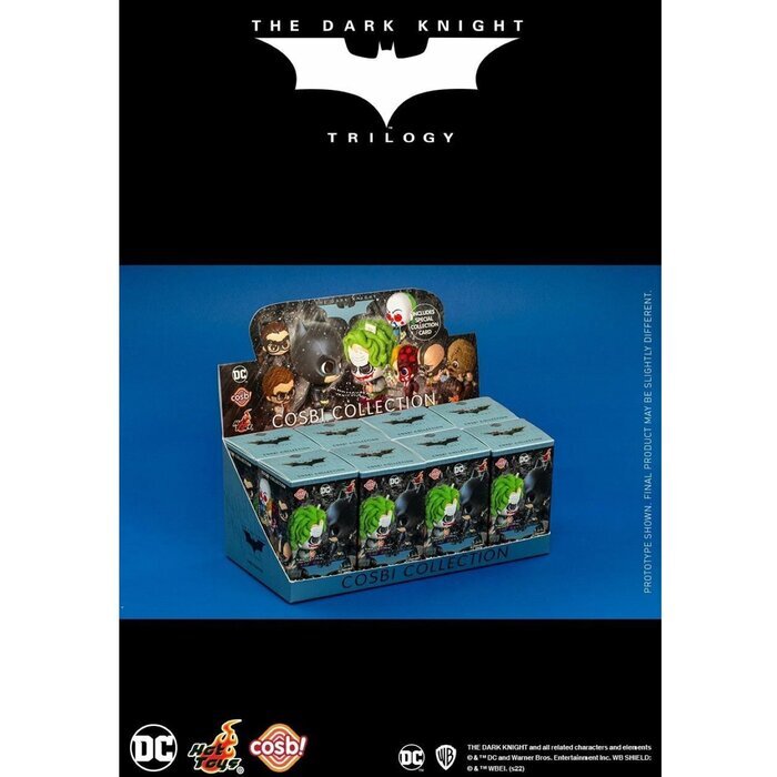 Hot Toys The Dark Knight Trilogy - The Dark Knight Trilogy Cosbi Collection (Case of 8 Blind Boxes) 29x22x12cm