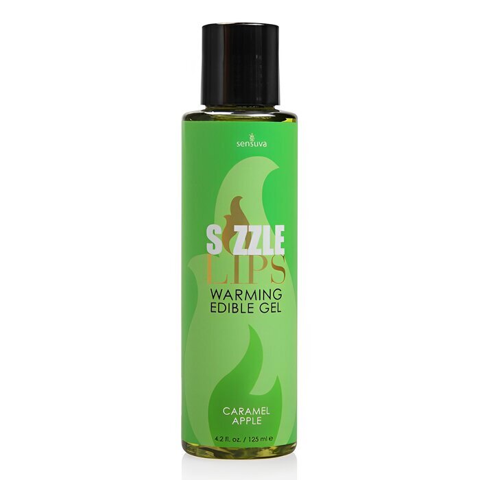Sensuva Sizzle Lips Warming Edible Gel - Caramel Apple 125ml / 4.2oz