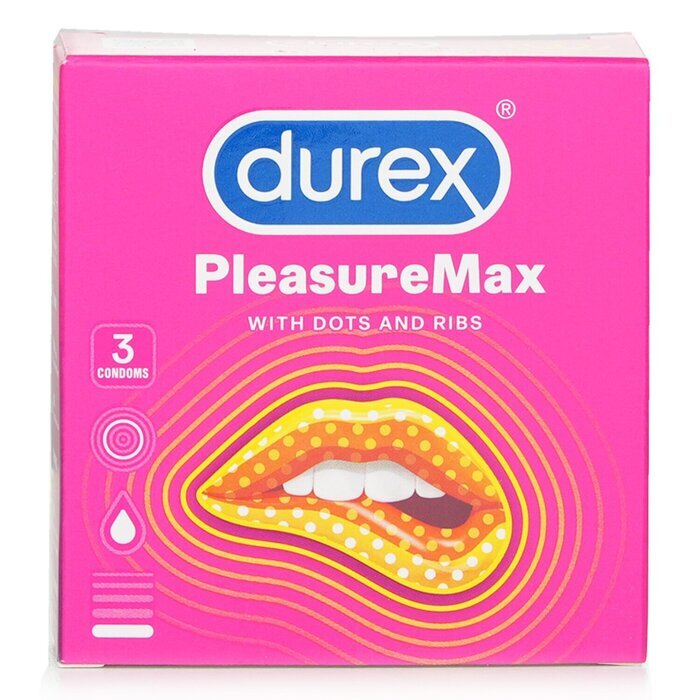 Durex Pleasuremax Condom 3pcs 3pcs/box