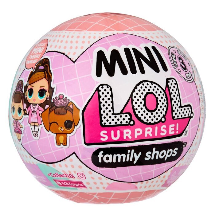 L.O.L. Surprise Mini Family Doll Asst 10x10x10cm