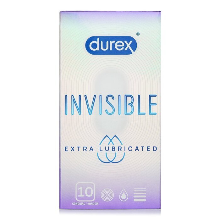 Durex Invisible Extra Lubricated Condoms 10pcs 10pcs/box