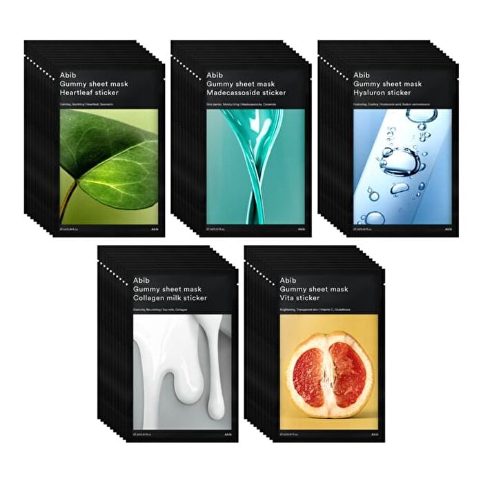 Abib Gummy Sheet Mask Collagen Milk Sticker 27ml x 10pcs