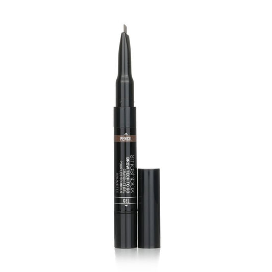 Smashbox Brow Tech To Go (Gel 2.9g/0.1oz + Pencil 0.2g/0.007oz) - Brunette 3.1g/0.107oz