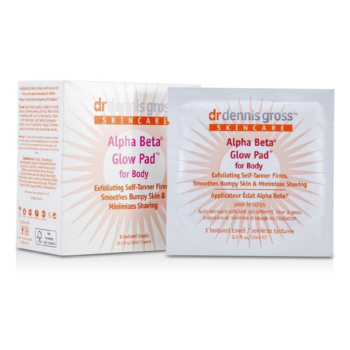 Dr Dennis Gross Alpha Beta Glow Pad for Body 8 Towelettes