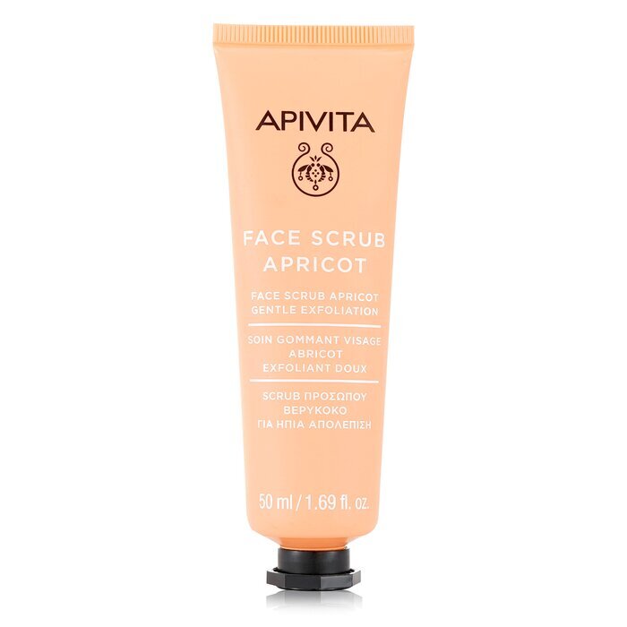 Apivita Face Scrub with Apricot - Gentle Exfoliating 50ml/1.83oz