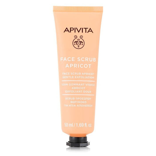 Apivita Face Scrub with Apricot - Gentle Exfoliating 50ml/1.83oz