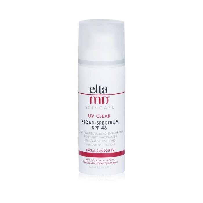 EltaMD UV Clear Facial Sunscreen SPF 46 - For Skin Types Prone To Acne, Rosacea & Hyperpigmentation 48g/1.7oz
