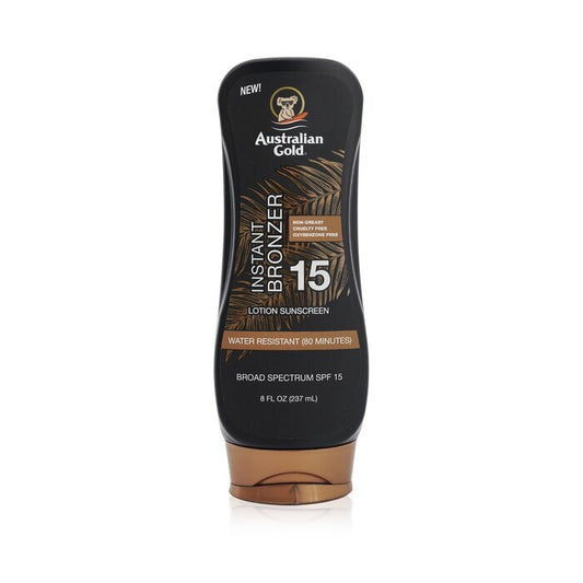Australian Gold Lotion Sunscreen SPF 15 with Instant Bronzer 237ml/8oz
