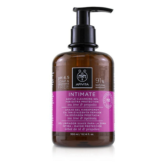 Apivita Intimate Gentle Cleansing Gel with Tea Tree & Propolis (For Extra Protection) 300ml/10.14oz