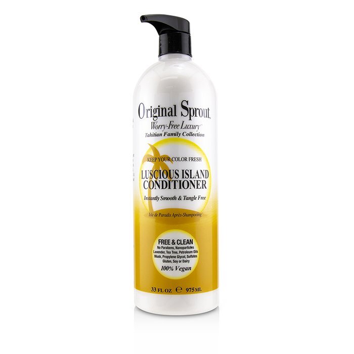 Original Sprout Tahitian Family Collection Luscious Island Conditioner (Instantly Smooth & Tangle Free) 975ml/33oz