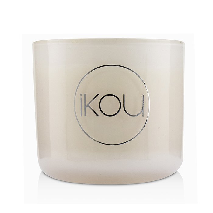 iKOU Essentials Aromatherapy Natural Wax Candle Glass - Joy (Australian White Flannel Flower) 85g