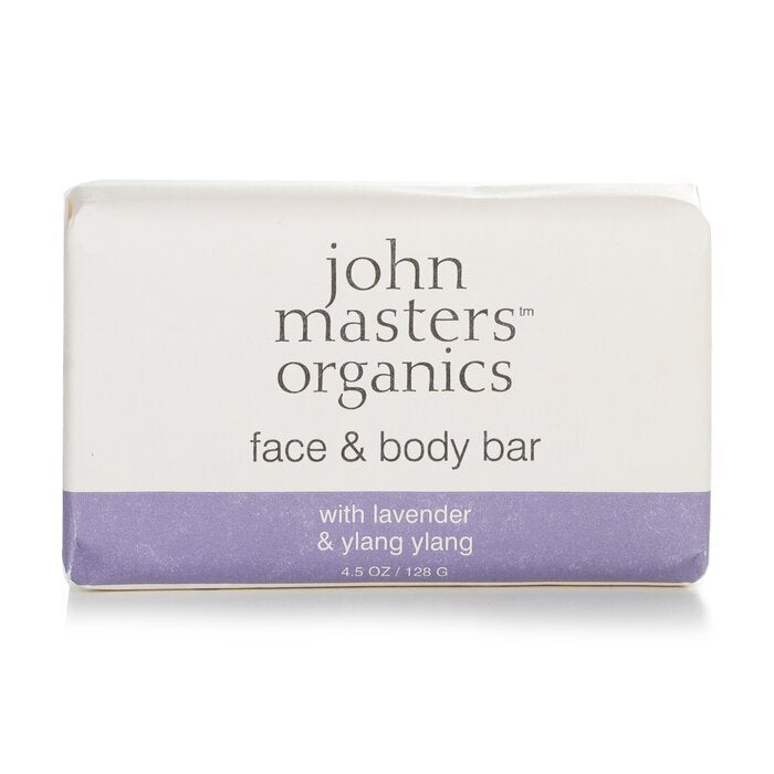 John Masters Organics Face & Body Bar With Lavender & Ylang Ylang 128g/4.5oz
