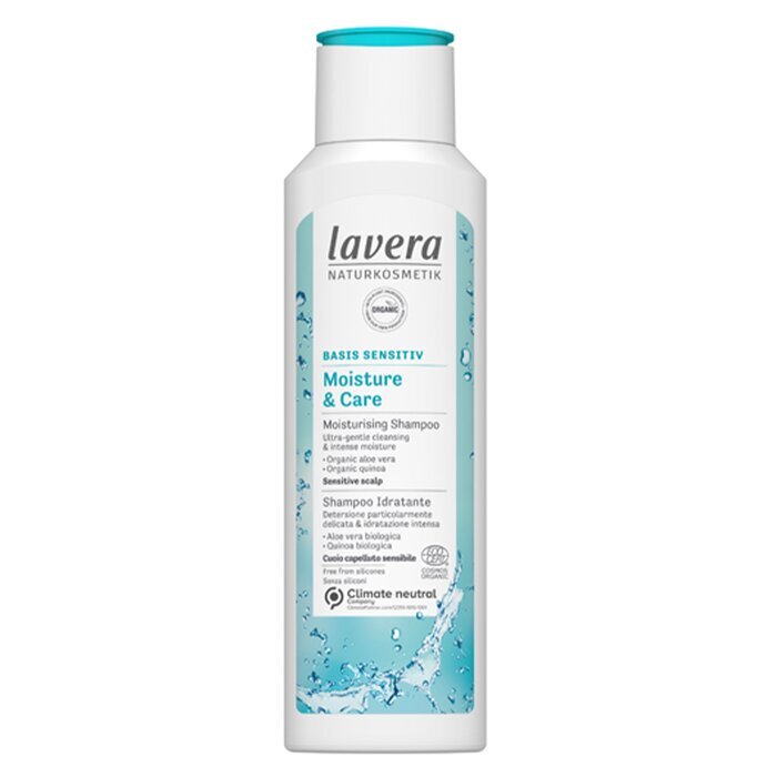 Lavera Basis Sensitiv Moisture & Care Moisturising Shampoo (Sensitive Scalp) 250ml/8.8oz