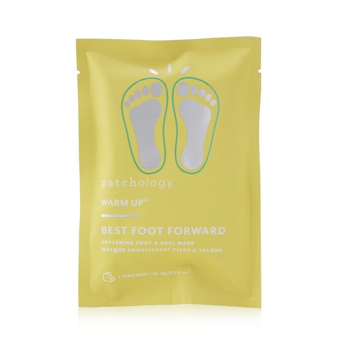 Patchology Warm Up Best Foot Forward - Softening Foot & Heel Mask (1 Treatment) 2x9g/0.3oz
