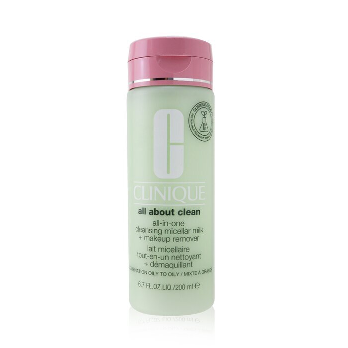 Clinique All about Clean All-In-One Cleansing Micellar Milk + Makeup Remover - Combination Oily to Oily 200ml/6.7oz