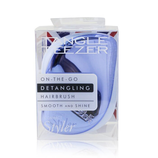 Tangle Teezer Compact Styler On-The-Go Detangling Hair Brush - # Baby Blue Chrome    CS-BBC-010220 1pc