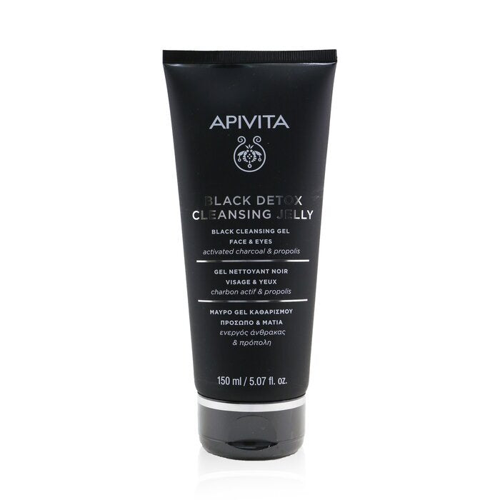 Apivita Black Detox Cleansing Jelly For Face & Eyes 150ml/5.07oz