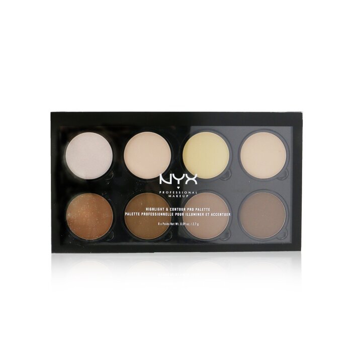 NYX Highlight & Contour Pro Palette 8x2.7g/0.09oz