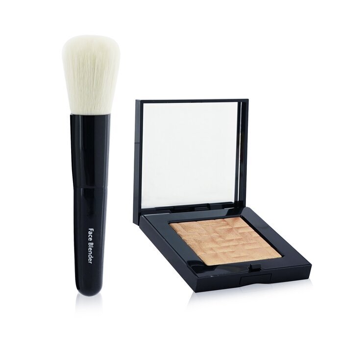 Bobbi Brown Highlighting Powder Set (1x Highlighting Powder + 1x  Mini Face Brush) - #Bronze Glow 2pcs