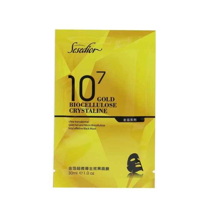 Sesedior Gold Biocellulose Total Effective Black Mask (Exp.  Date 08/02/2023) 10x30ml/1oz