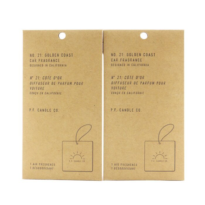 P.F. Candle Co. Car Fragrance - Golden Coast 2pcs
