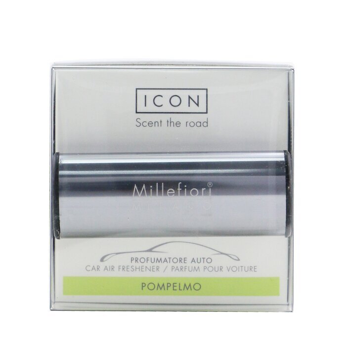 Millefiori Icon Metallo Car Air Freshener - Pompelmo (Shiny Case) 1pc