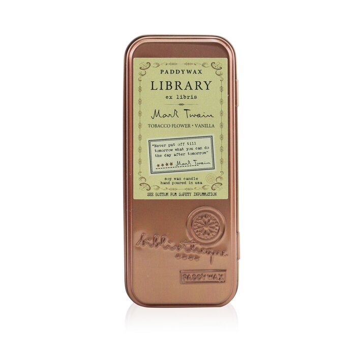 Paddywax Library Candle - Mark Twain 70g/2.5oz