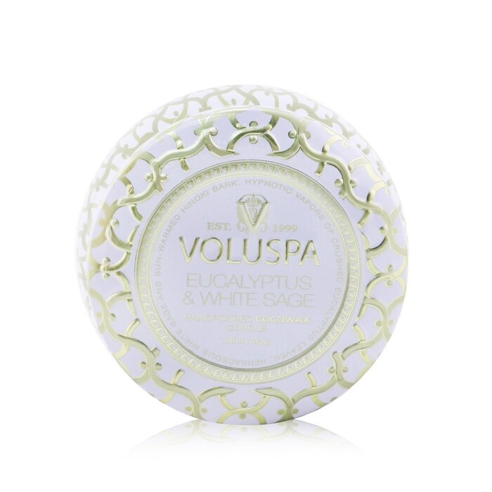 Voluspa Mini Tin Candle - Eucalyptus & White Sage 113g/4oz