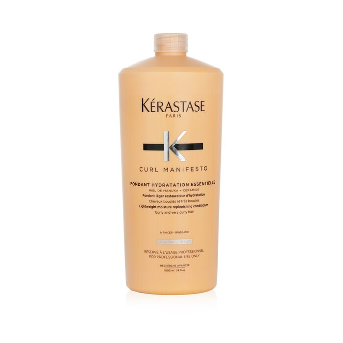 Kerastase Curl Manifesto Fondant Hydratation Essentielle Lightweight Moisture Replenishing Conditioner - For Curly & Very Curly Hair (Salon Size) 1000ml/34oz