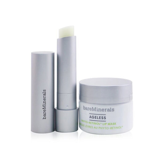 BareMinerals Day & Night Lip Care Duo: Ageless Phyto-Retinol Lip Balm 3.3g+ Ageless Phyto-Retinol Lip Mask 13g 2pcs