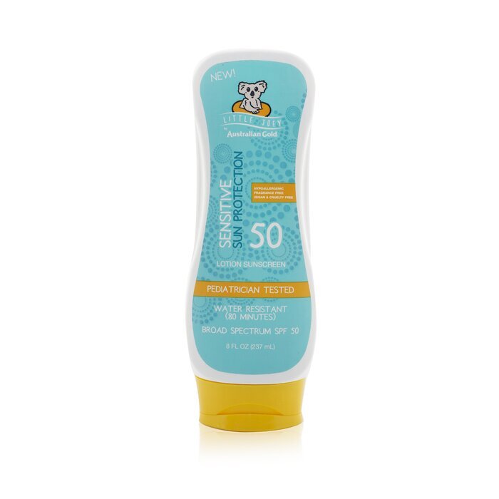 Australian Gold Little Joey Lotion Sunscreen SPF 50 (Sensitive Sun Protection) 237ml/8oz