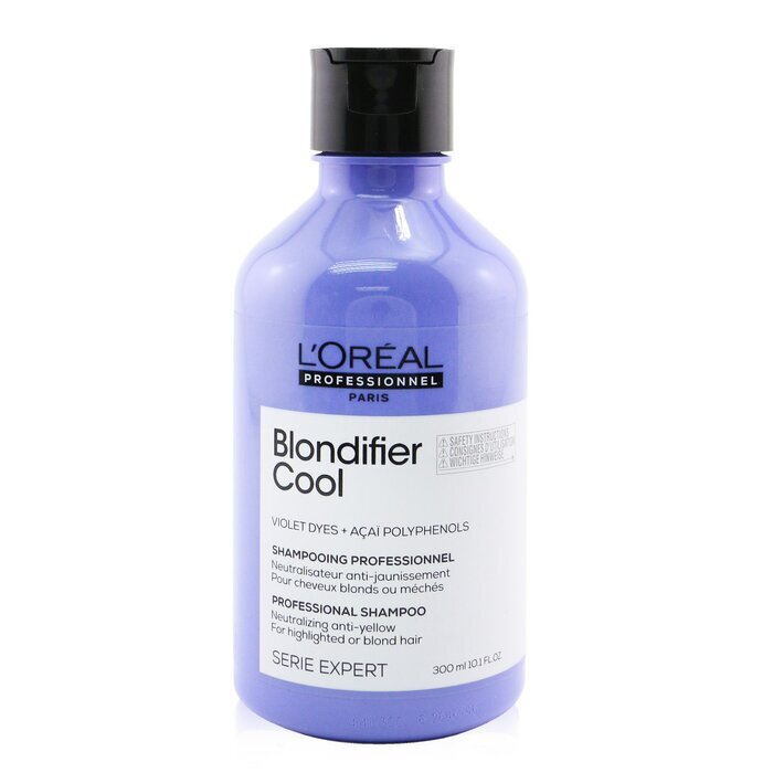 L'Oreal Professionnel Serie Expert - Blondifier Cool Violet Dyes +Acai Polyphenols Neutralizing Shampoo (For Highlighted  Or Blonde Hair) 300ml/10.1oz