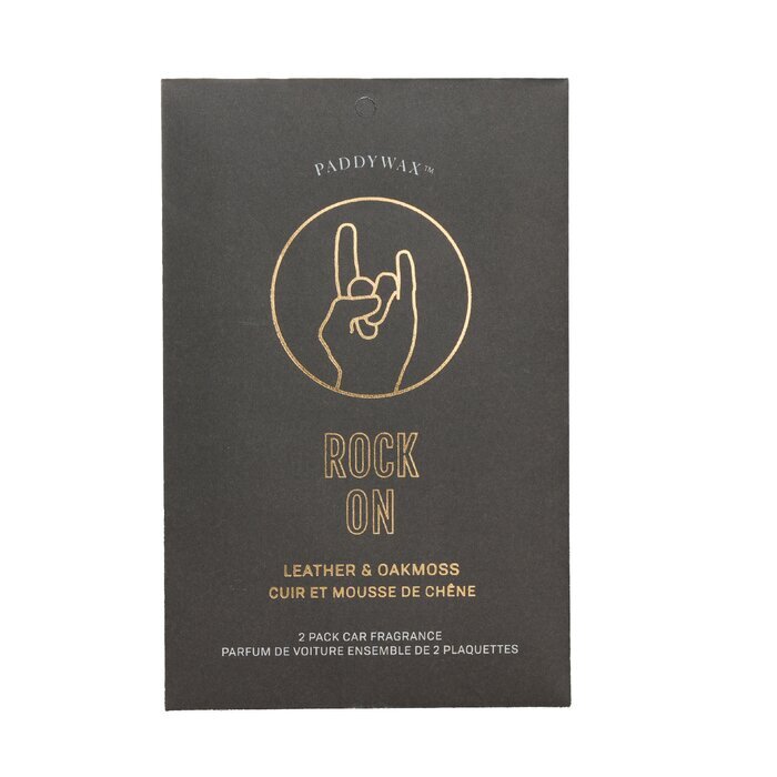 Paddywax Impressions Car Fragrance - Rock On 2packs