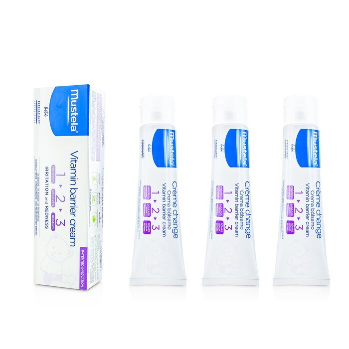 Mustela Vitamin Barrier Cream Trio Set 3x100ml/3.88oz