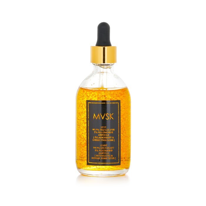 MVSK Luxury 99.9% Gold Leaf Brightening & Dark Correcting Ampoules 100ml