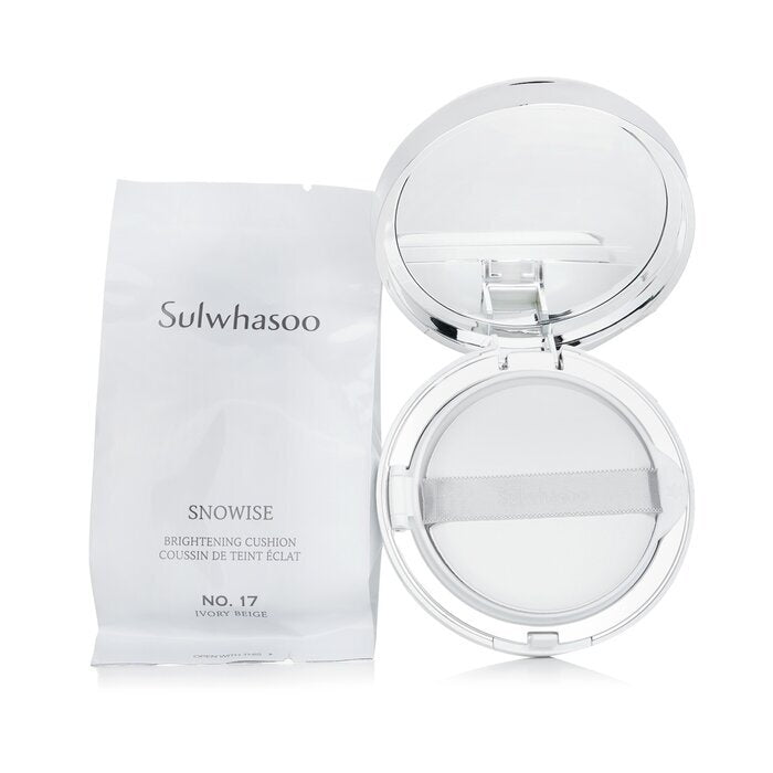 Sulwhasoo Snowise Brightening Cushion SPF50 With Extra Refill  - # No.17 Ivory Beige 2x14g/0.98oz