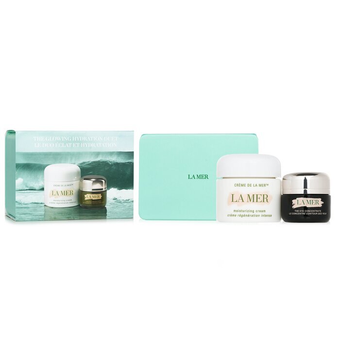 La Mer The Glowing Hydration Duet: Cream 60ml + Eye Concentrate 15ml 2pcs