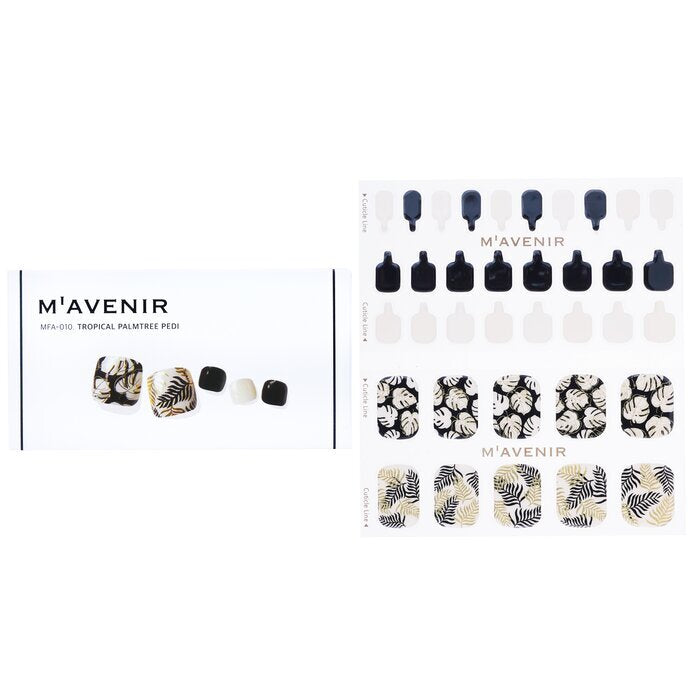 Mavenir Nail Sticker - # Tropical Palmtree Pedi 36pcs