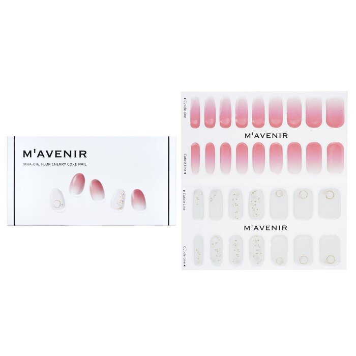 Mavenir Nail Sticker - # Flor Cherry Coke Nail 32pcs