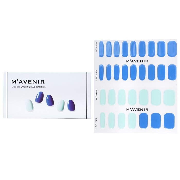 Mavenir Nail Sticker - # Washing Blue Jean Nail 32pcs