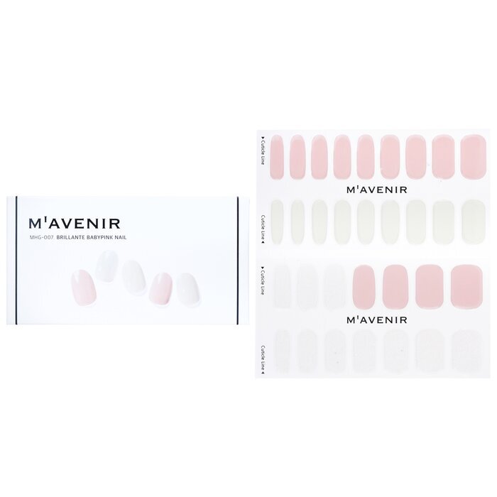 Mavenir Nail Sticker - # Brillante Babypink Nail 32pcs