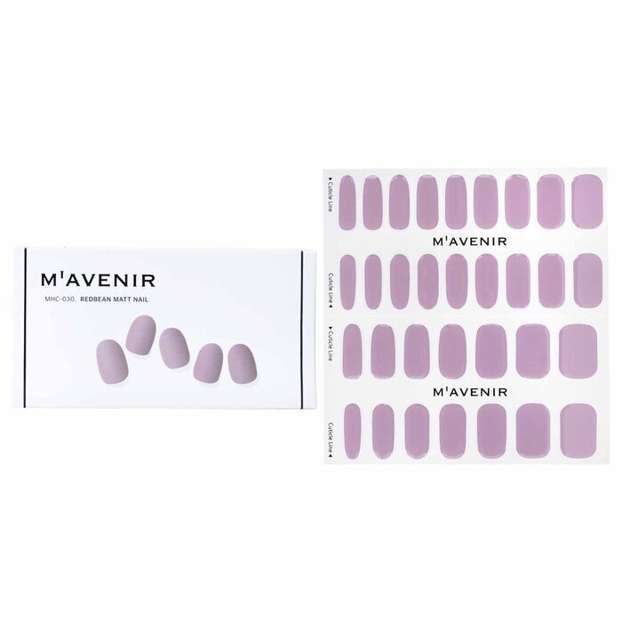 Mavenir Nail Sticker - # Redbean Matt Nail 32pcs