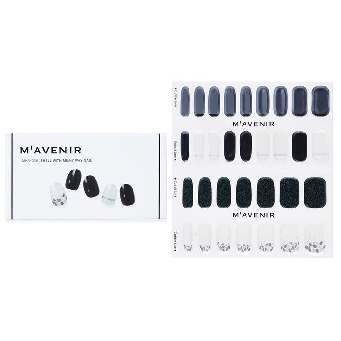 Mavenir Nail Sticker - # Shell With Milky Way Nail 32pcs