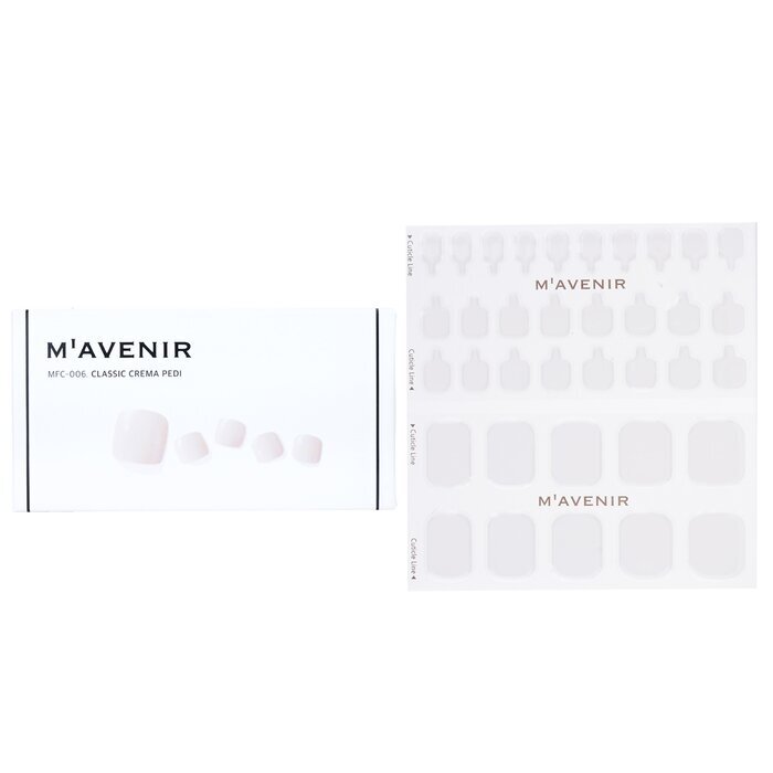 Mavenir Nail Sticker - # Classic Crema Pedi 36pcs