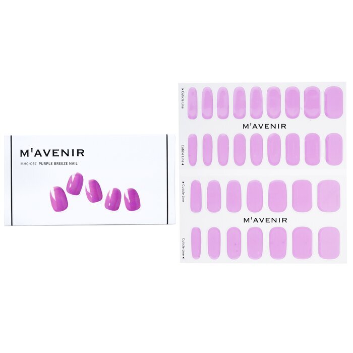 Mavenir Nail Sticker - # Purple Breeze Nail 32pcs